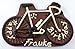 Produktbild 01#121118 Schokolade Fahrrad * PREIS incl. BESCHRIFTUNG * Valentinstag, Vollmilch auf Schokoladenplatte, Tortenverzierung, Schokolade, Torte,