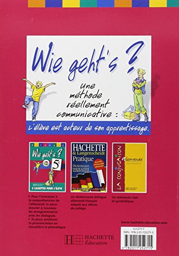 Allemand 5e Wie geht's ? : Cahier d'activités