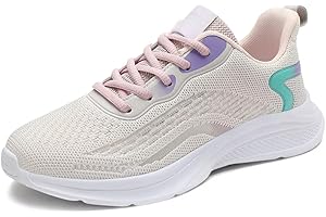 Padgene Men Women Running Shoes Sports Trainers Breathable Lightweight Sneakers Air Cushion Low Top Footwear Waking Fitness Lace up Shoes for Walking Gym Jogging Fitness Athletic Casual