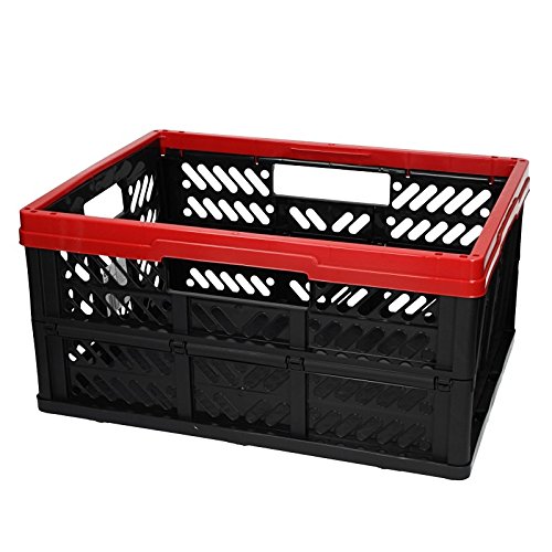Keeeper OKT Klappbox 32L 47,5x34,5x23cm Box Transportbox Transportkiste Kiste Einkaufsbox rot