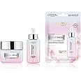 L'Oreal Paris Glycolic Bright Day Cream - 15ml + Brightening Serum 15ml + Glycolic Bright Glowing Serum Sheet Mask
