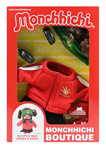 Preisvergleich Produktbild Sekiguchi 254760 - Monchhichi Boutique B3 DJ Outfit, rot