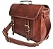 Produktbild 18" zoll groß Echtleder Laptop Bote tasche Büro klassisch Aktentasche College Tasche Vintage Leder Tasche für Damen und Herren
