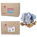 Labebe - Wooden Blue Rocking Elephant and Ride on