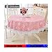 Produktbild COOLisland PVC-wasserdichte Tischdecke Runde, ölfreie, fleckabweisende Spitzenverzierung Tischdecke Esstischbezug Protektor Durchmesser,152cm(60inch)