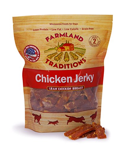 Farmland Traditions USA Made Chicken Jerky Dog Treats, 3 Lb. by Farmland Traditions