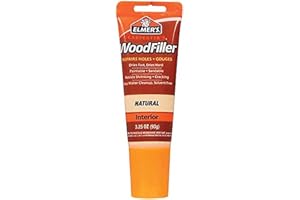 Elmer's, Natural E868 Carpenter's Wood Filler, 3.25-Ounce Tube, 3.25 oz