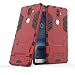 Produktbild TianTa Nokia 8 Sirocco Hülle, Hybrid Rüstung Hülle [2 in 1] Leichte Harte PC Hülle + Flexible TPU Stoßdämpfung & Kratzfest mit Ständer für Nokia 9/Nokia 8 Sirocco (5.5") - Rot
