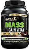 MuscleXP Mass Gainer with MultiVitamins - 1Kg (2.2 lbs), Double Chocolate - With Whey Protein RS.1599 (16.00% Off) - Amazon
