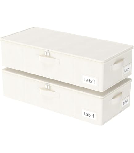 3 Sacchetti Organizzazione 97x50x14cm - Per Vestiti E Biancheria, Ideali Sotto Il Letto