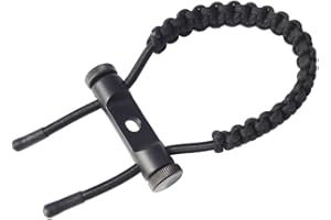 AMEYXGS Tir à l'arc Arc élingue composé Arc Poignet Sling Bande tressé Cordon Sangle réglable tir Cible en Plein air Chasse Accessoire