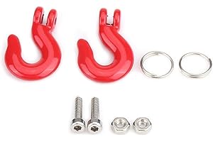 keenso RC Trailer Hooks, Metal Simulation Kettenhaken RC Trailer Tow Hooks Zubehör Kompatibel mit SCX10 D90 1:10 RC Crawler Car