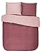 Produktbild Esprit Bettwäsche | Spark | Wine Red | 135 x 200