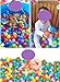 HeroNeo® 50pcs Colorful Ball Fun Ball Soft Plastic Ocean Ball Baby Kid Toy Swim Pit Toy