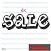 Produktbild 4er Set Aufkleber "SALE" Prozente Schaufenster Reduziert Ausverkauf Schlussverkauf WSV SSV Typ 6ca. 60 cm Aufkleber Sticker Schaufensterwerbung Werbung Deko von Pegatina Promotion ®
