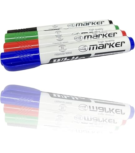 Helix Bullet Tip Whiteboard Marker Black Classpack - View #3