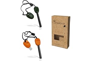UPINWENUP 1 Pcs Fire Starter Kit Flint and Steel Survival Fire Steel Outdoor Emergency Survival Tool for Travelling Camping Hiking