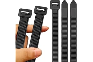 Extra stort buntband 12 mm x 500 mm (1,2 cm x 50 cm), industriellt UV-beständigt ultra starkt buntband med 120 kg draghållfas