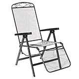 MADE IN GERMANY MFG Luxus Relaxsessel Zingst, Made IN Germany, aus hochwertigem pulverbeschichtetem Streckmetall, mehrfach verstellbar