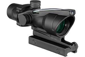 ACEXIER 4X32 Tactical RifleScope Real Fiber Green Red Dot Illuminated Etched Reticle Optical sight Crossbow for hunting