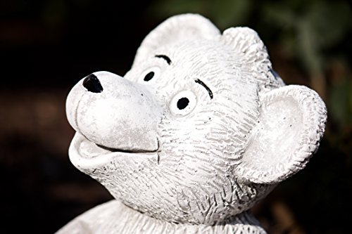 Steinfigur Teddy Bruno, frost- und wetterfest, massiver Steinguss - 3