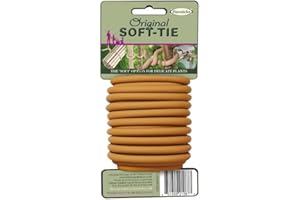 TIERRA GARDEN Haxnicks Woody Soft Tie Garden Tie | Gentle Plant Support | Reusable Alternative To Garden Twine | 5m Brown | Tie060101