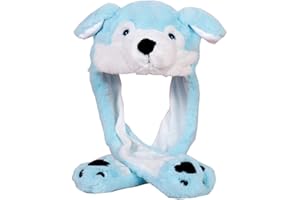YEKEYI Chapeau de lapin en peluche pour femme et fille