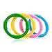 Best Baby Teether - 4 Silicone Sensory Teething Ring Toys - Fun, Colorful and BPA-Free - Soothing Pain Relief and Drool Proof Infant Toys - Solve Teething Now