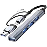 Coverzone 2 In 1 Adapt&ouml;r 4 Port Type C USB 3.0 Hub For Mac Book Pro Air Otg USB 3.0 Adapter Type-C &Ccedil;evirici USB Hub - (SW-HUB