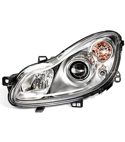 EASYSHOP24H Faro Fanale Proiettore Anteriore DX Destro Per Clio 3 III MK3 da 2009 a 2012 H7 H7 Nero Predisposto Regolazione Elettrica Gruppo Ottico Luce Fanalino
