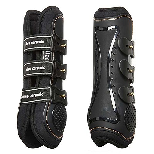 Preisvergleich Produktbild Elico Keramik Memory-Schaum schwarz Gamasche Pferd Pony