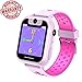 Produktbild Kinder Smart Watch Phone mit Spiel Touchscreen Smartwatch für Kinder mit SIM Anruf Funktion für Jungen und Mädchen, 1.44 inch Touch LCD Kids Watch (Rosa)