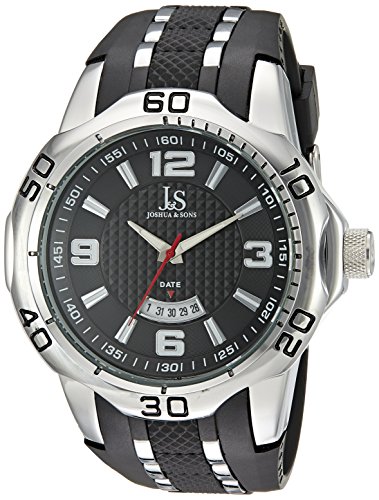 Joshua & Sons Reloj de Cuarzo Man JX110SSB 53 mm