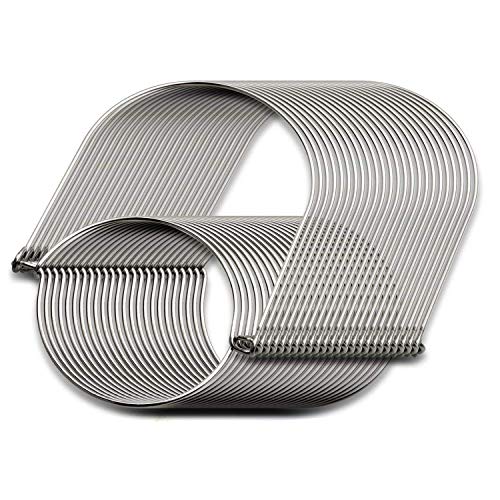 MiMoo - Asas de alambre de acero inoxidable (fácil de manejar) para tarro de masón, tarro de pinta de bola, tarros de latas, perchas de tarro de masón y ganchos para boca regular, color plateado