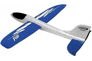 JAMARA 460306 - Pilo Schaumwurfgleiter EPP - 48cm Spannweite, Super leicht, Fast Unzerstörbar, Looping, Gleitflug, blau/weiß