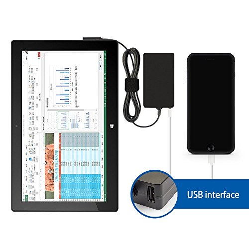 TAIFU Neu 220V 31W 12V/2,58A inkl. USB 5V 1A passt für viele Handy Ersatz AC Adapter Netbook Laptop Notebook Netzteil Ladegerät für Pad Microsoft Surface Pro 3, microsoft surface Pro3, Microsoft Surface Pro 4, Microsoft Surface Pro4, Microsoft Surface 3, Microsoft Surface 4, Microsoft Surface Windows 8 Tablet PC 1625 , Anschluss Stecker Stromkabel Ladekabel Netzadapter Laptop Magnet 5Pin mit EU Kabel Ladekabel - 5