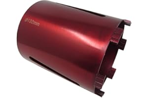 MOORCUT DIRECT LTD 132mm Dry Diamond Drilling Core Drill Bit Turbo Segments for Brick & Masonry