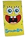 Produktbild Badetuch Spongebob 70 cm * 140 cm Handtuch Strandtuch Baumwolle - Robert Schwammkopf Patrick Star Seestern Jungen / Mädchen 70x140 für Kinder Badehandtuch