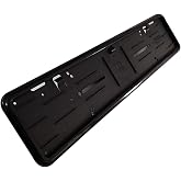 Black Plate Piano Black Plate Holder 1 Set 2 Pieces