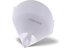 Tilswall Lot de 50 tamis à peinture de 190 µm, filtre fiable les pièces étrangères, filtre de peinture jetable pour toutes les peintures courantes, filtre fin résistant à l'eau et aux solvants,