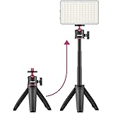 Mini Tripod, Adjustable Selfie Stick for Smartphone, Flexible Tripod Camera Travel Tripod with Ball Head, Universal 360° Rota