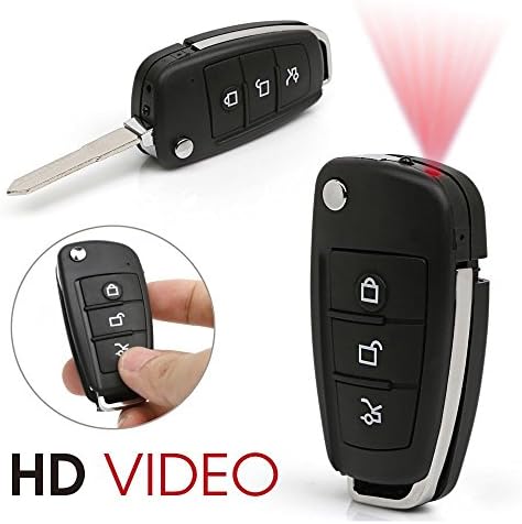 HD Mini DV Hidden Cam Spy Camera DVR Car Key chain Recorder Video Motion Detection and Infrared Night Vision 1080P thumb DV @ Laing