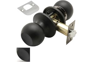 WOLFPACK LINEA PROFESIONAL Pomo Puerta Wolfpack Sencillo Negro Para Pasillo