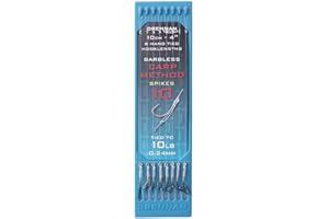 Drennan 4" Carp Method Spike Hook Plates Fishing Rigs Priced Per Pack Of 8 Rigs Choose Size Required