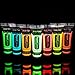 Party Neon UV GLOW IN THE DARK Face Body Paint x 6 Disco Glow Dark Glow Pub