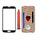 Produktbild Frontglas für Samsung Galaxy S5 Ersatzglas Displayglas Frontscheibe Scheibe LCD Glas Reparaturset mit UV Kleber Schwarz