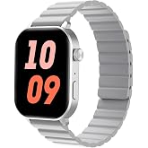 Inteya HiWatch Talk 2 AMOLED Ekran Android ve iOS Uyumlu Da Fit Uygulama Destekli Manyetik Kayışlı Akıllı Saat G&uuml;m&uuml;ş Rengi