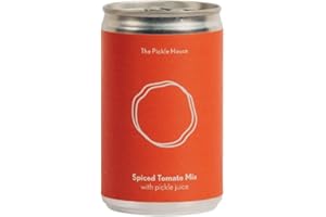 The Pickle House Spiced Tomato Mix – Ready-to-Drink Bloody Mary Cocktail Mixer, Spicy Tomato Juice Drink, 150ml Cans (Pack of 12)