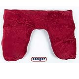 1x Sänger Kirschkern-Nackenkissen Nackenwärmer Wärmekissen 5 Kammern Samtstruktur, 41x30cm