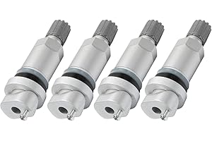 Attisfiera moniteurs de pression des pneus pour 207 307 407 C4 C5 Mondeo 4 piéces argenté Kit de réparation de valve de press